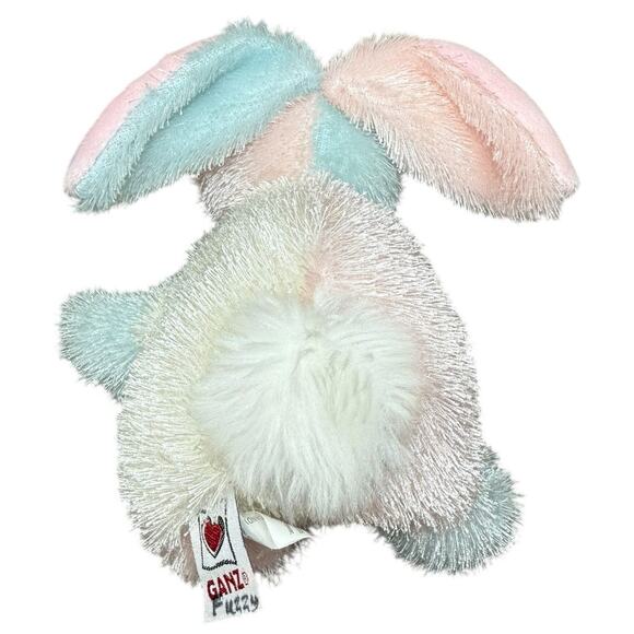 Webkinz Cotton Candy Bunny White Terrier Puppy Dog Pair NO Code Plush Animals - Picture 7 of 16